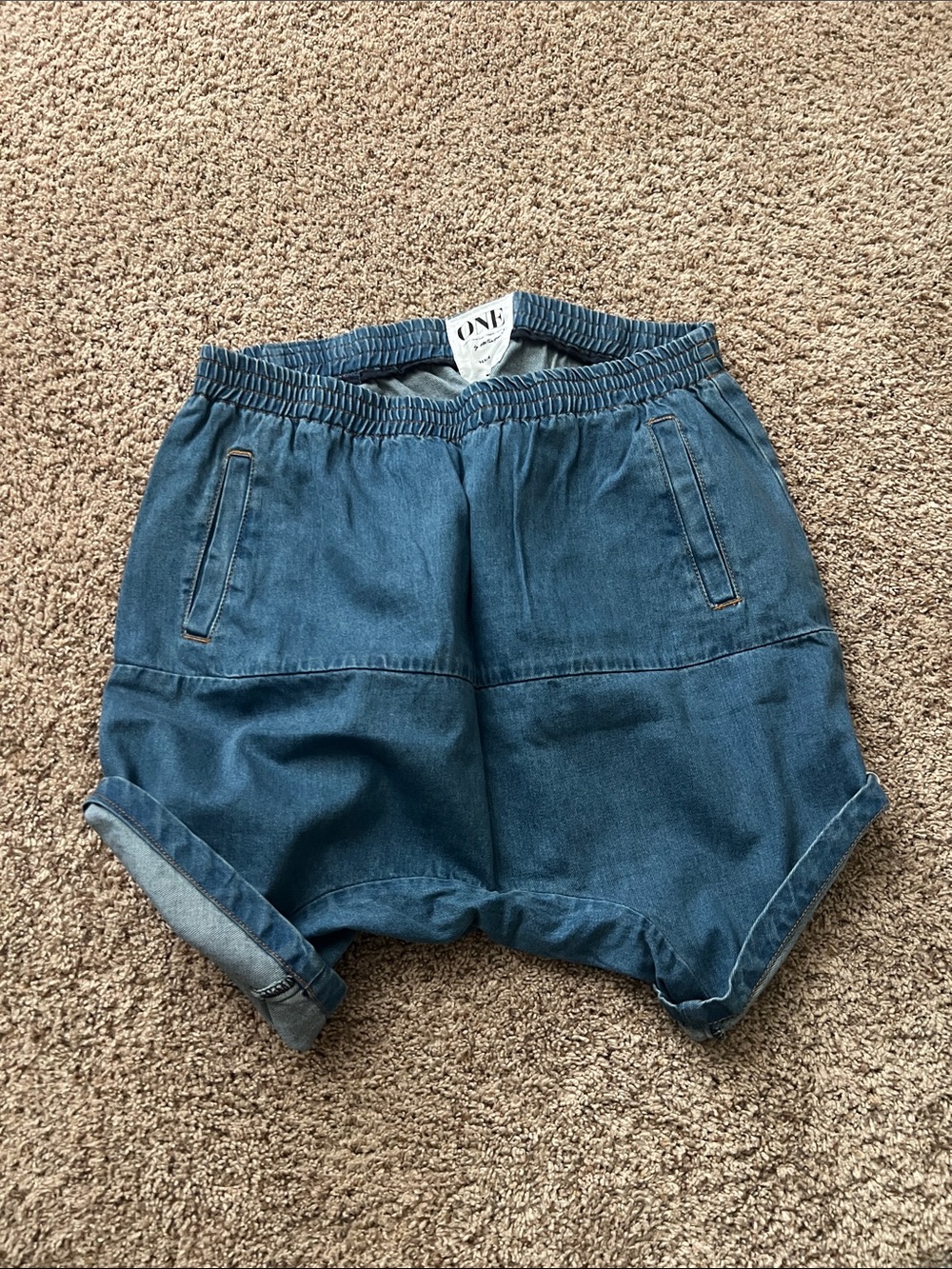 One Teaspoon Calypsos Harem shorts denim jean size small